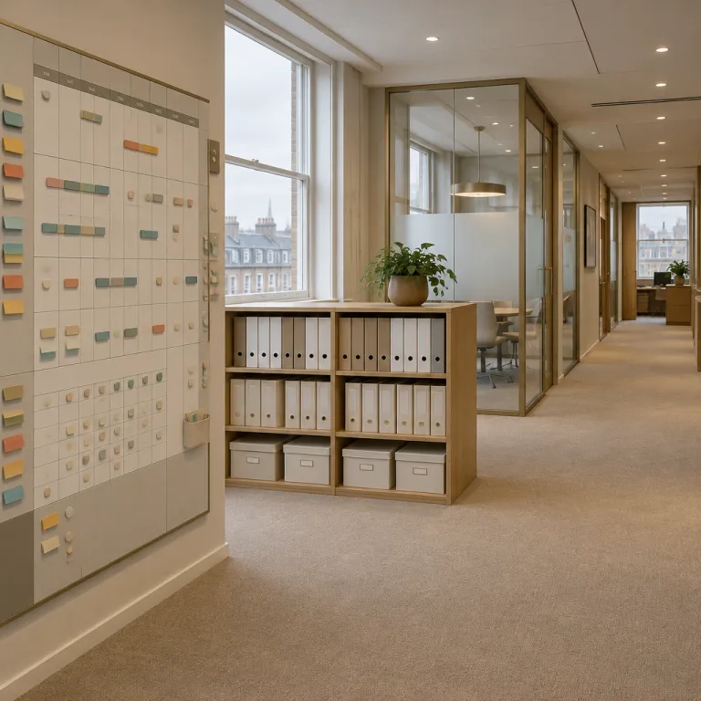 How a structured content calendar transforms office management in UK companies